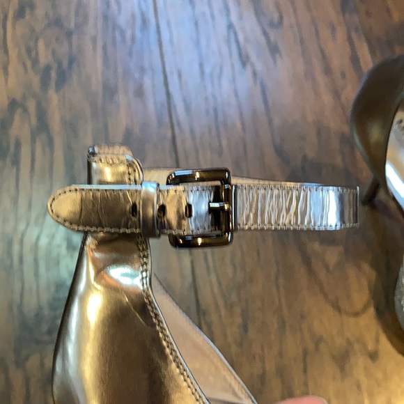 Michael Kors Silver Sparkly Heels - Picture 14 of 14